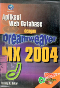 Aplikasi web database dengan Dreamweaver MX 2004