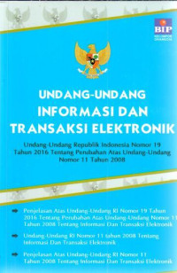 Undang-undang informasi dan transaksi elektronik