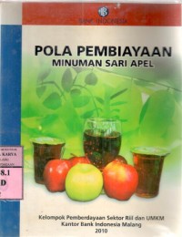 Pola pembiayaan minuman sari apel : Bank Indonesia Malang