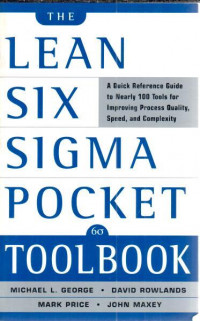 The Lean Six Sigma Pocket Toolbook