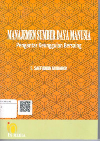 Manajemen sumber daya manusia : pengantar keunggulan besrsaing