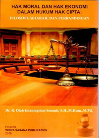 Hak Moral dan Hak Ekonomi dalam Hukum Hak Cipta : filosofi, sejarah, dan perbandingan / R.Diah Imaningrum Susanti