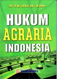 Hukum Agraria Indonesia