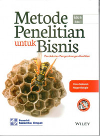 Metode Penelitian Untuk Bisnis :pendekatan pengembangan-keahlian buku 1