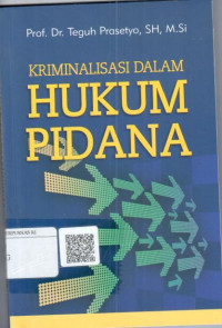 Kriminalisasi dalam hukum pidana