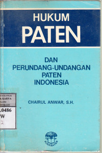 Hukum paten dan perundang-undangan paten Indonesia / Chairul Anwar