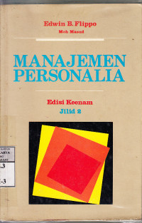 Manajemen personalia : Edwin B. Flippo; terj. Moh Masud