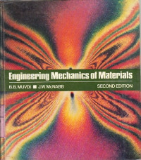 Engineering mechanics of materials : BB. Muvdi, JW. McNabb