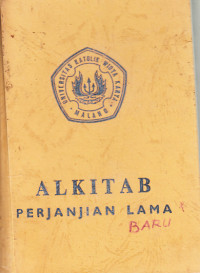 Alkitab : perjanjian lama dan perjanjian baru / Lembaga Alkitab Indonesia