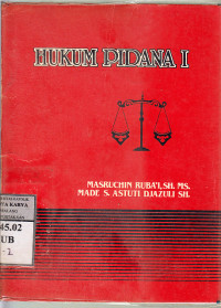 Hukum pidana I