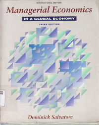 Managerial economics:in global economy