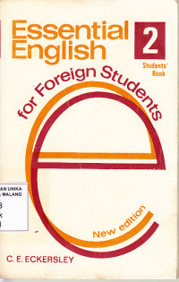 Essential English for foreign students 2