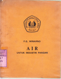 Air untuk industri pangan : F.G Winarno