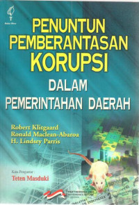 Penuntun Pemberantasan Korupsi Dalam Pemerintah Daerah