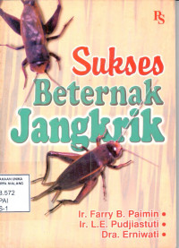 Sukses beternak jangkrik