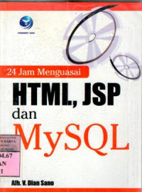 24 jam menguasai HTML, JSP dan MYSQL