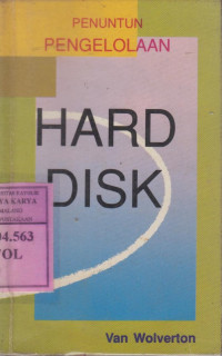 Penuntun pengelolaan Hard disk