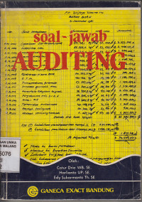 Auditing : soal-jawab / Catur Dria, Harlianto, Edy Sukarmanto