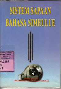 Sistem sapaan bahasa Simeulue : Saifuddin Mahmud, [et al.]