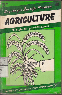 English for specific purposes : agriculture / H. Sofia Rangkuti-Hasibuan