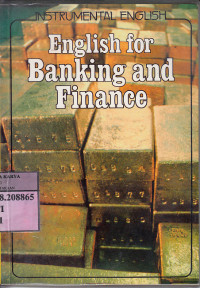 English for banking and finance : instrumental english / David M. Stillman, Ronni L. Gordon