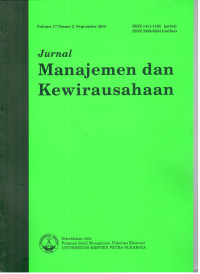 Jurnal manajemen dan kewirausahaan