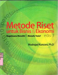 Metode Riset Untuk Bisnis dan Ekonomi