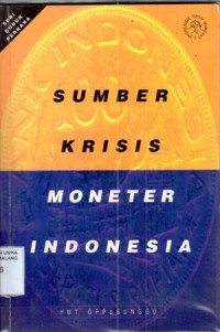 SUMBER KRISIS MONETER INDONESIA