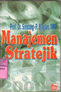 Manajemen stratejik : Sondang P.Siagian