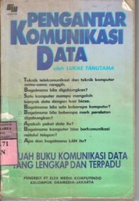 Pengantar komunikasi data