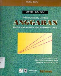 ANGGARAN : PERENCANAAN DAN PENGENDALIAN LABA