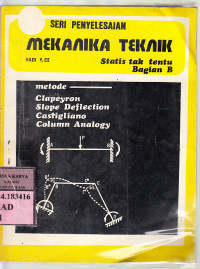 Mekanika teknik : statis tak tentu / Hadi