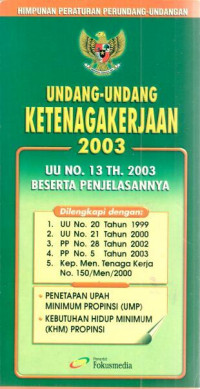 Undang - undang Ketenagakerjaan 2003