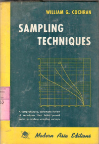 Sampling techniques : William G. Cochran