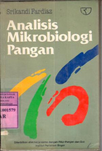 Analisis mikrobiologi pangan : Srikandi Fardiaz