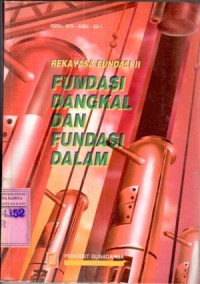 Rekayasa fundasi II : fundasi dangkal dan fundasi dalam / Direktur perguruan tinggi swasta