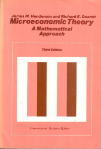 Microeconomic theory : a mathematical approach