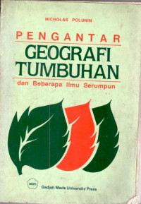 Pengantar geografi tumbuhan dan beberapa ilmu serumpun