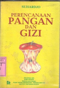 Perencanaan pangan dan gizi : Suhardjo