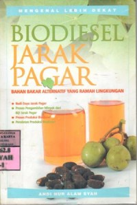 Biodiesel jarak pagar : bahan bakar alternatif yang ramah lingkungan / Andi Nur Alam Syah