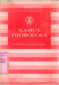 Kamus hidrologi : M.M. Purbo-Hadiwidjojo [et al.]