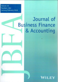 JBFA : JOURNAL OF BUSINESS FINANCE & ACCOUNTING