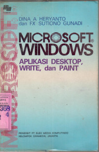Microsoft windows : aplikasi desktop, write dan paint